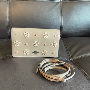 Coach Hayden Crossbody Clutch w Tea Rose Knot